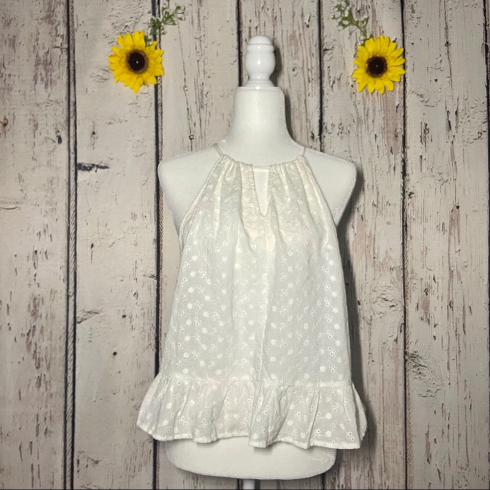 CAUTION TO THE WIND white halter size M top